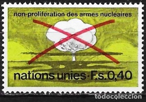Sellos: Naciones Unidas (Ginebra) 1972 - Mi 23 - YT 23 - No a las armas nucleares - MNH**