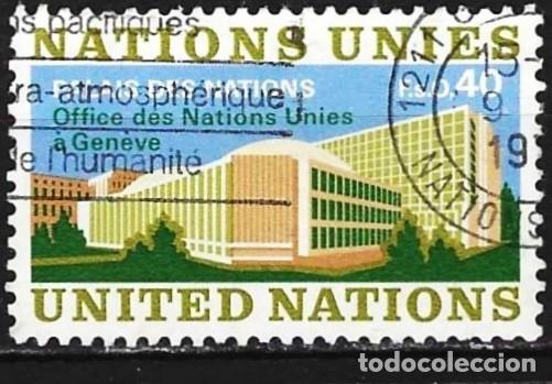 Sellos: Naciones Unidas (Ginebra) 1972 - Mi 22 - YT 22 - Palacio de las Naciones