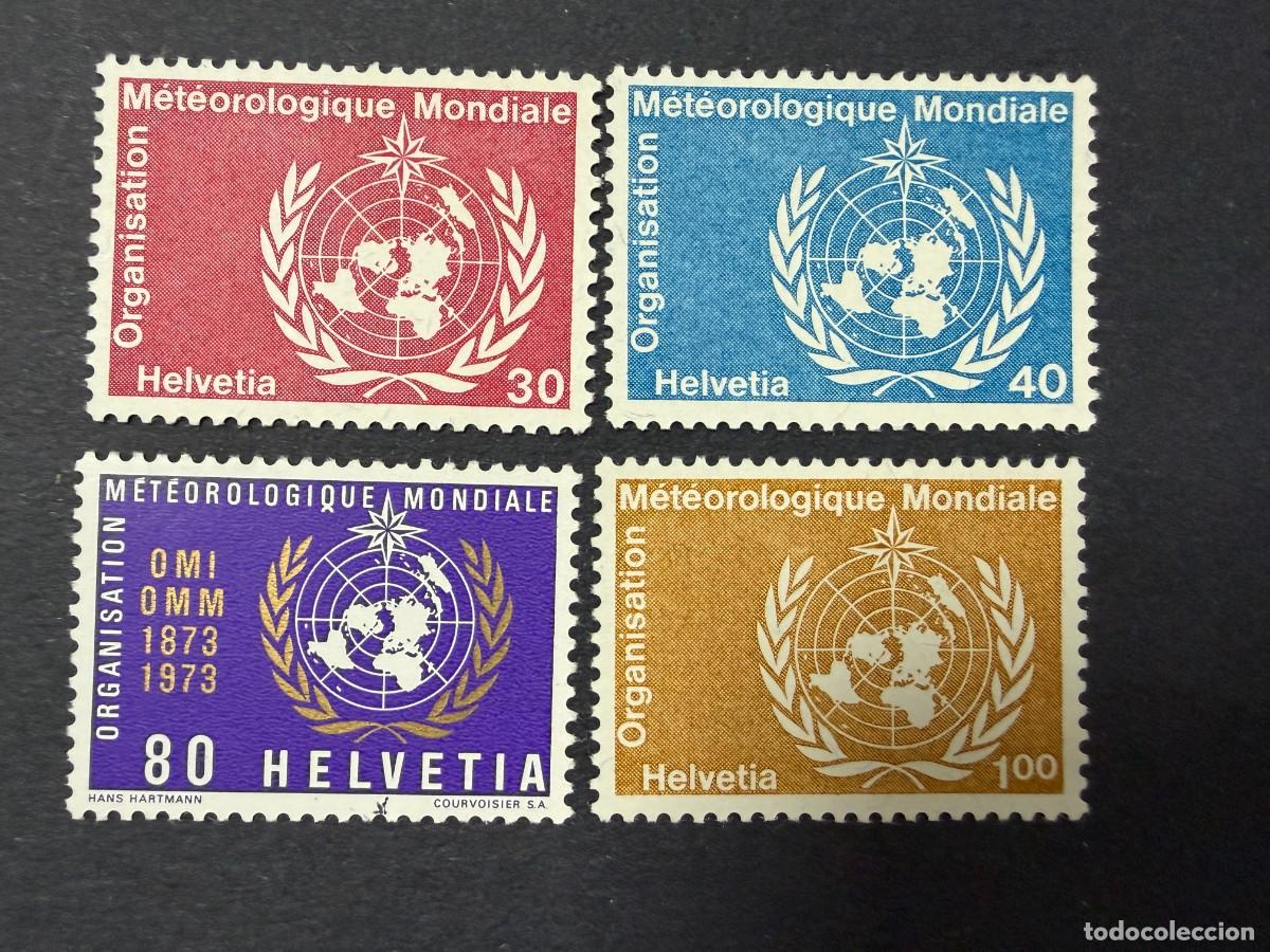 Sellos: SUIZA, 1973. YVERT 437/440. OMS. SERIE COMPLETA. NUEVOS. SIN FIJASELLOS