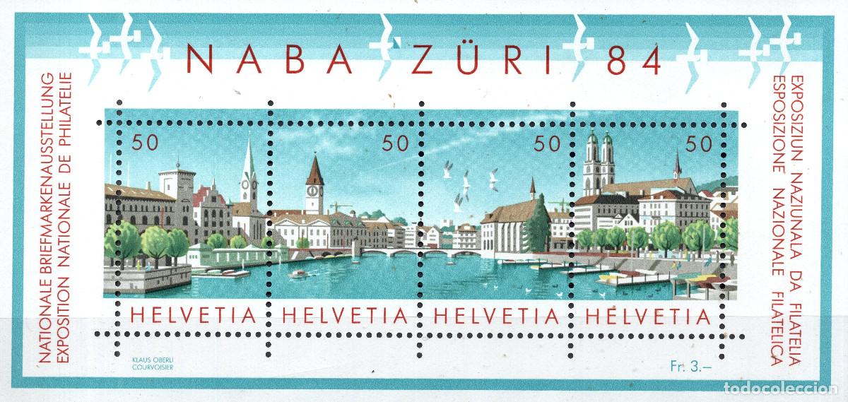 Sellos: SUIZA 1984 STAMP MICHEL CH BL24