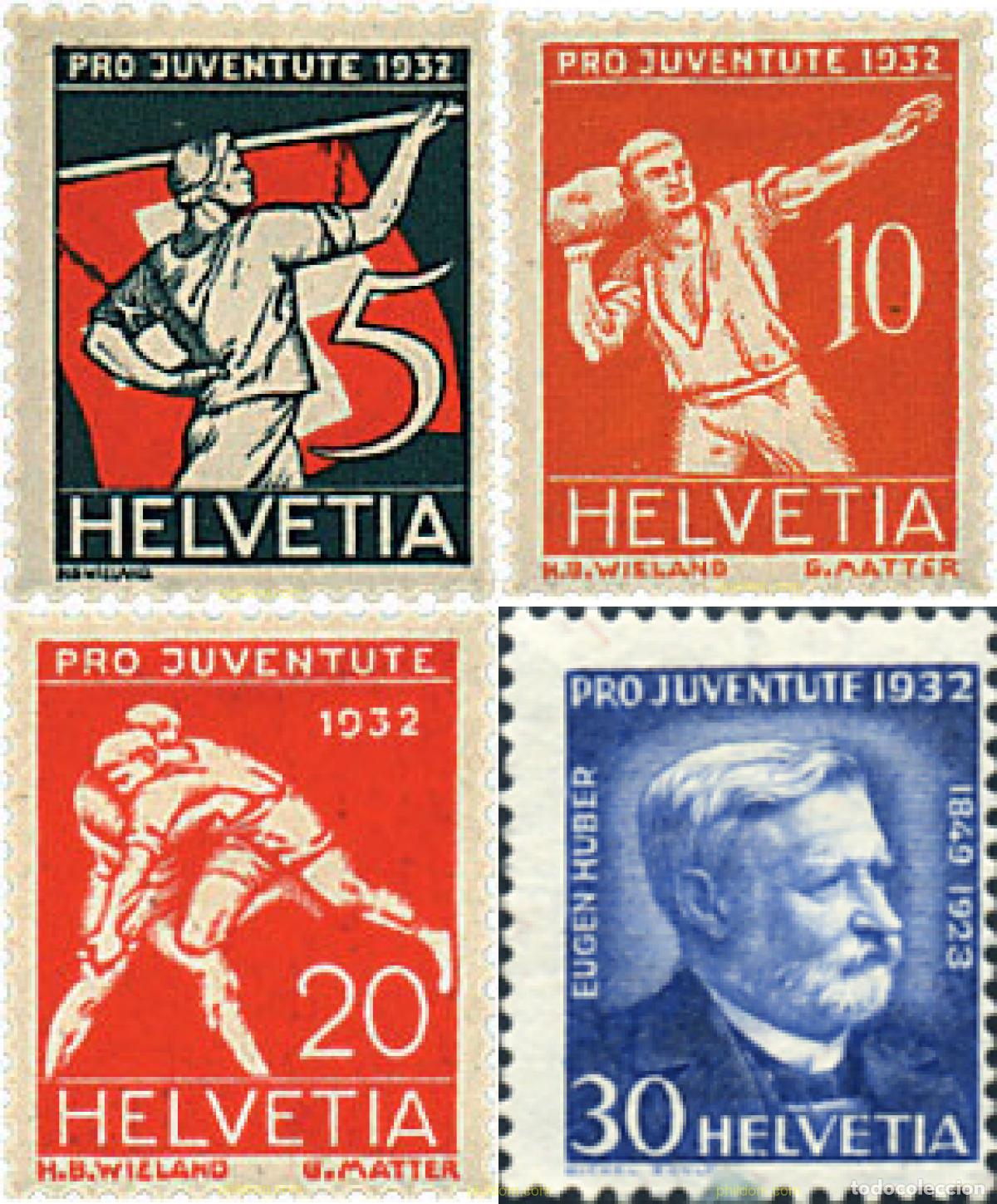 Sellos: 26500 MNH SUIZA 1932 DEPORTES TRADICIONALES