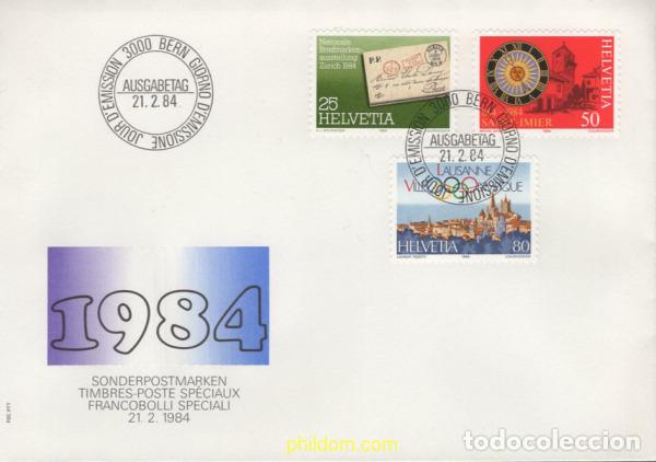 Sellos: 640695 MNH SUIZA 1984 ANIVERSARIOS VARIOS