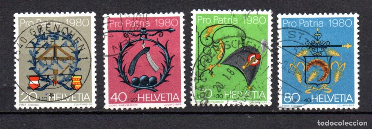 Sellos: SUIZA. 1980. YT. 1106/1109. PRO PATRIA