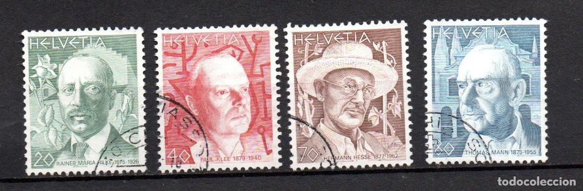 Sellos: SUIZA. 1979. YT. 1080/1083. PERSONAJES