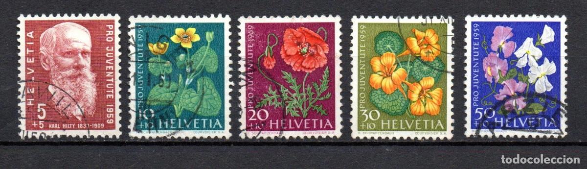 Sellos: SUIZA. 1959. YT. 634/638. PRO-JUVENTUD