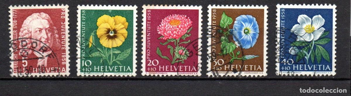 Sellos: SUIZA. 1958. YT. 616/620. PRO-JUVENTUD
