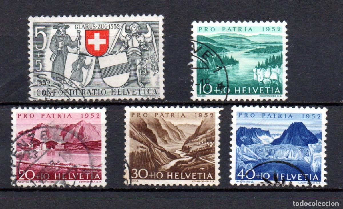 Sellos: SUIZA. 1952. YT. 522/525. PRO-PATRIA
