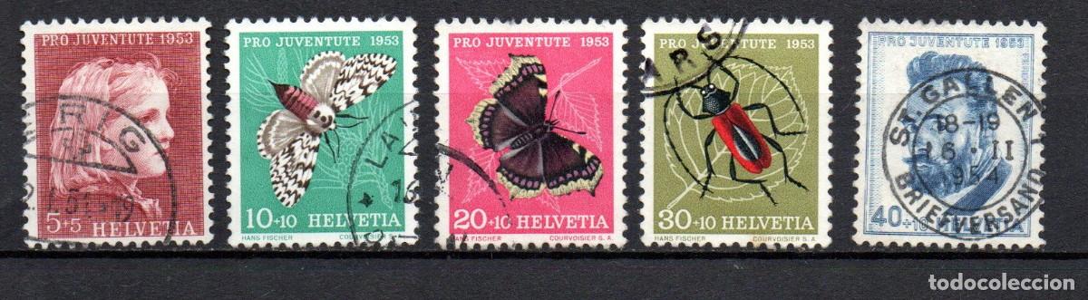 Sellos: SUIZA. 1953. YT. 539/543. PRO-JUVENTUD