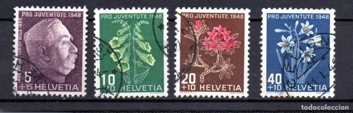 Sellos: SUIZA. 1949 YT. 467/470. PRO-JUVENTUD
