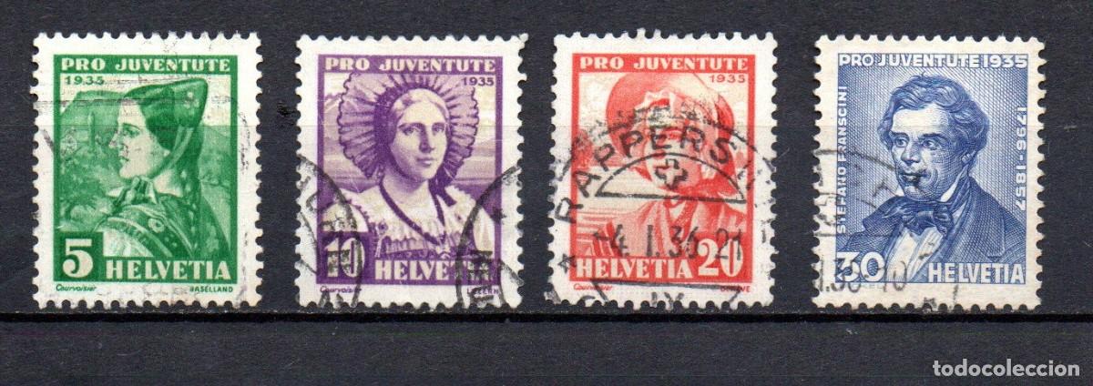Sellos: SUIZA. 1935 YT. 282/285. PRO-JUVENTUD