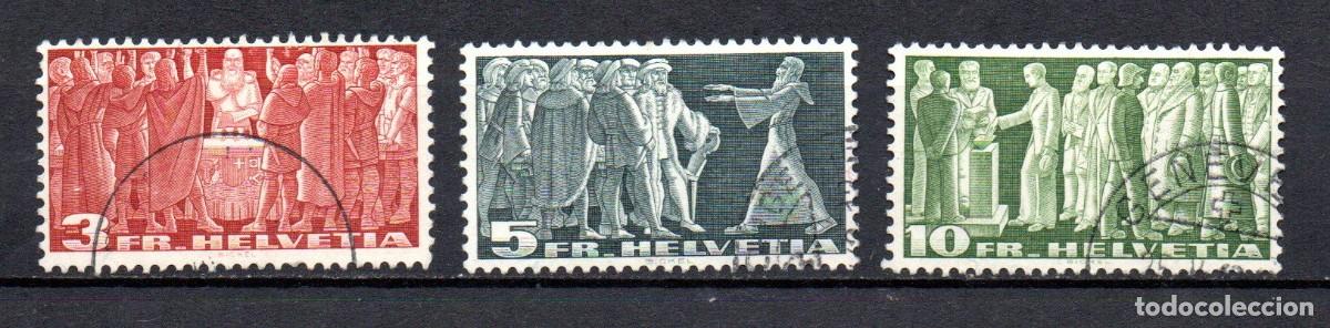 Sellos: SUIZA. 1938 YT. 313/315