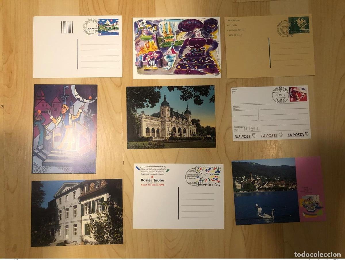 Sellos: Suiza 91 papeler&iacute;as postales D&iacute;a del sello de los Juegos Ol&iacute;mpicos Tint&iacute;n