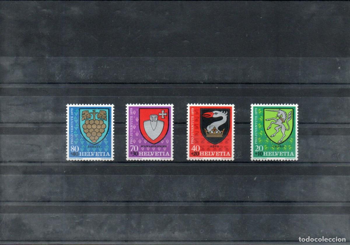 Stamps: SUIZA. EN FAVOR DE LA JUVENTUD. ESCUDOS COMUNALES.