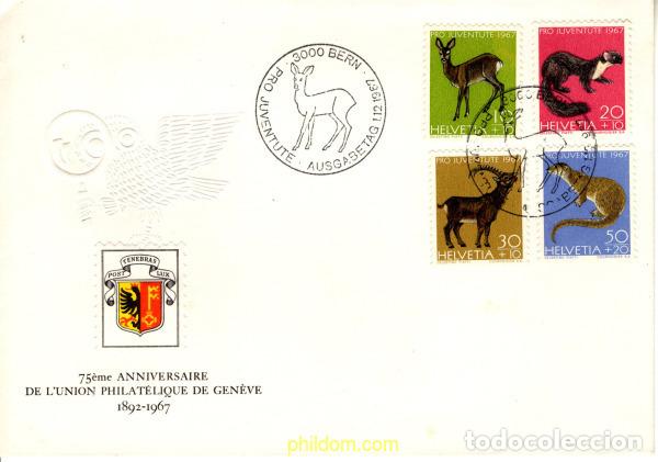 Sellos: 789525 MNH SUIZA 1967 PRO JUVENTUD