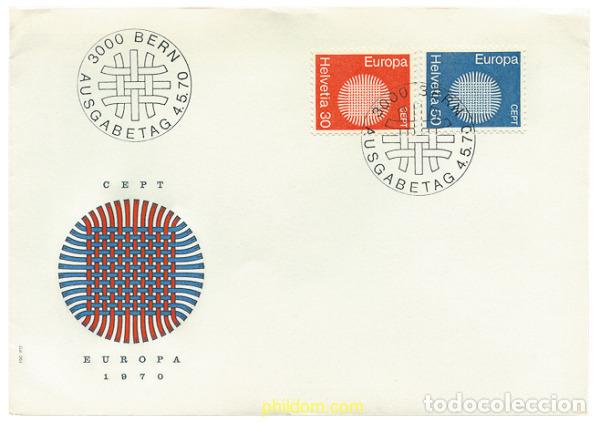 Sellos: 23665 MNH SUIZA 1970 EUROPA CEPT. SOL FLAMANTE