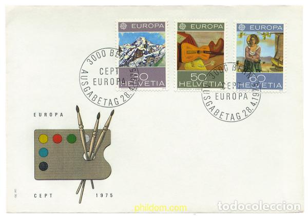 Sellos: 23744 MNH SUIZA 1975 EUROPA CEPT. PINTURAS