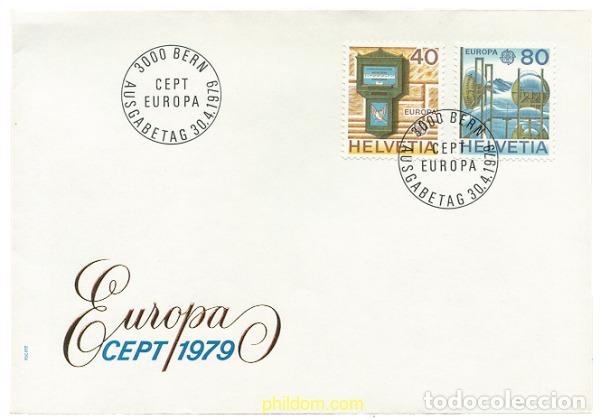Sellos: 23858 MNH SUIZA 1979 EUROPA CEPT. COMUNICACIONES