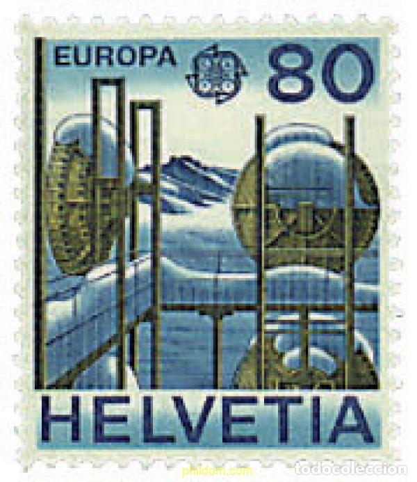 Sellos: 638391 MNH SUIZA 1979 EUROPA CEPT. COMUNICACIONES