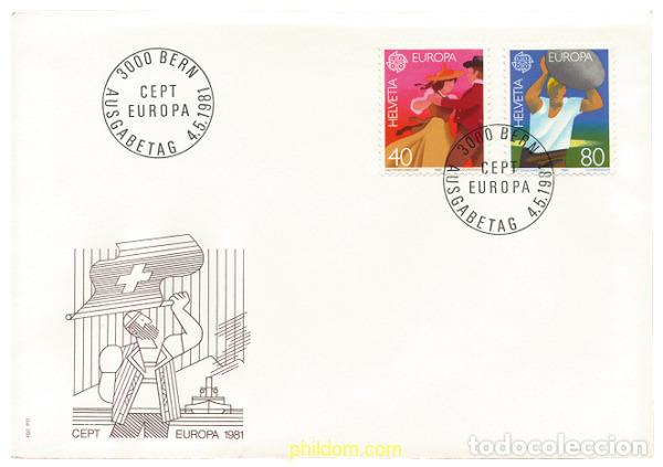 Sellos: 23924 MNH SUIZA 1981 EUROPA CEPT. FOLCLORE