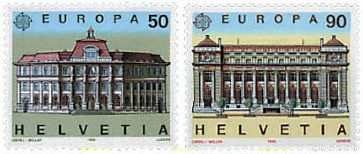 Sellos: 62784 MNH SUIZA 1990 EUROPA CEPT. OFICINAS POSTALES