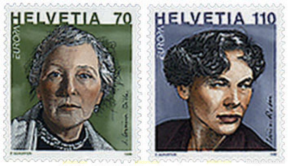 Sellos: 63036 MNH SUIZA 1996 EUROPA CEPT. MUJERES CELEBRES