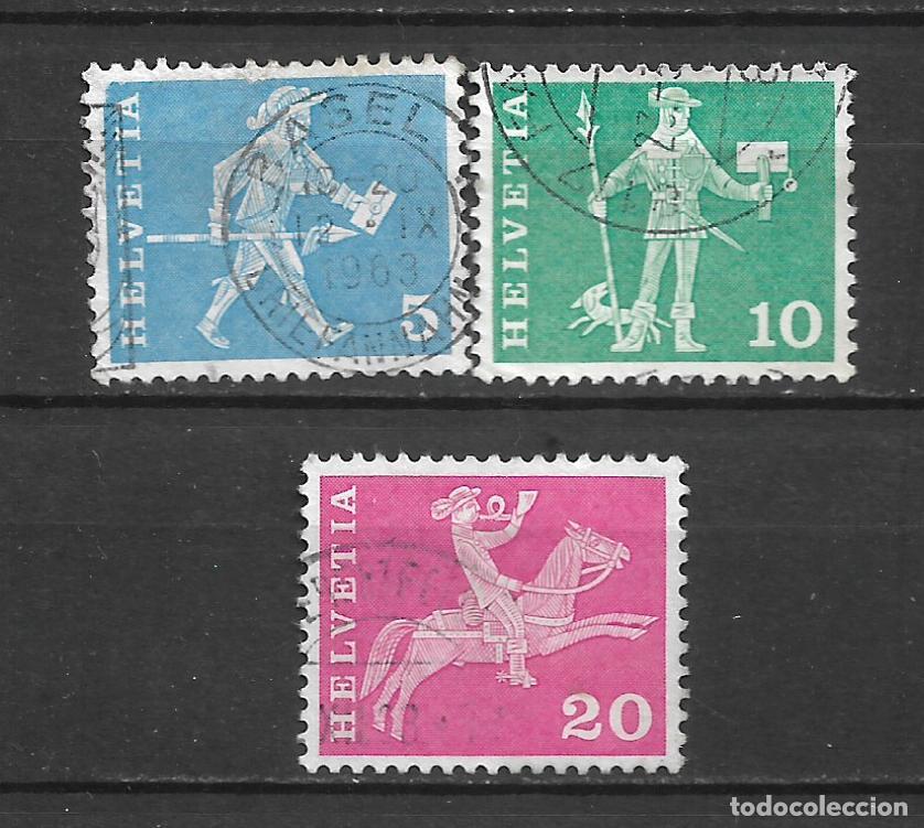 Sellos: suiza 1960-63 sellos usado - 8/4