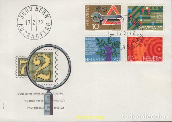 Sellos: 391672 MNH SUIZA 1972 SERIE DE PROPAGANDA