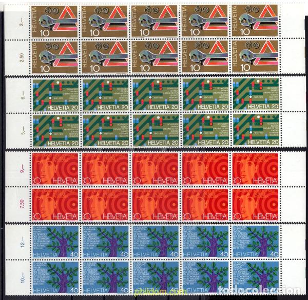 Sellos: 667289 MNH SUIZA 1972 SERIE DE PROPAGANDA