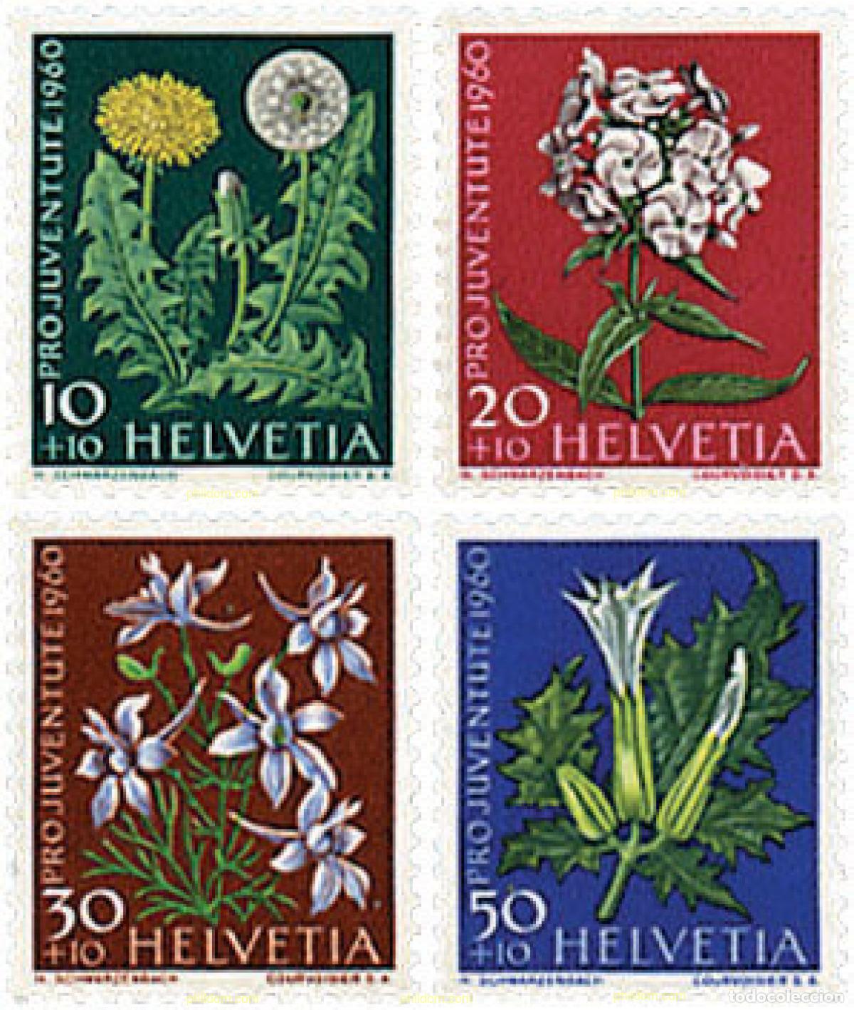 Sellos: 232591 MNH SUIZA 1960 PRO JUVENTUD