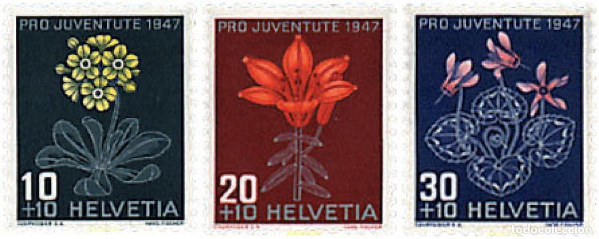 Sellos: 300654 MNH SUIZA 1947 PRO JUVENTUD