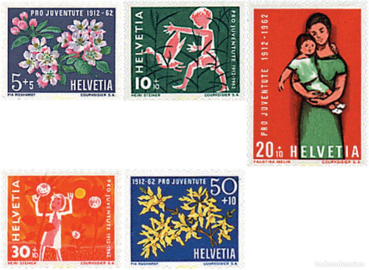 Sellos: 93709 MNH SUIZA 1962 PRO JUVENTUD