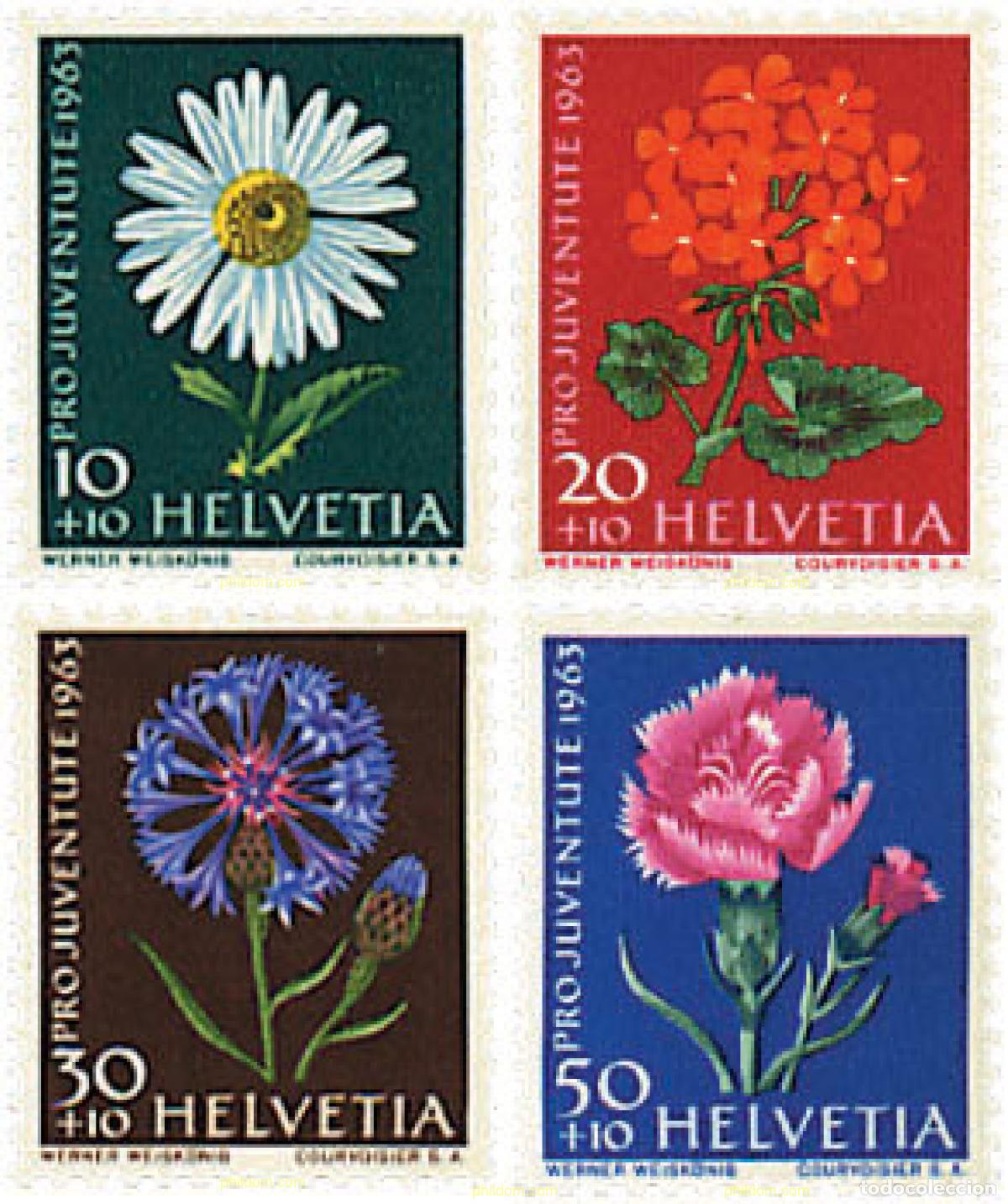 Sellos: 267111 MNH SUIZA 1963 PRO JUVENTUD