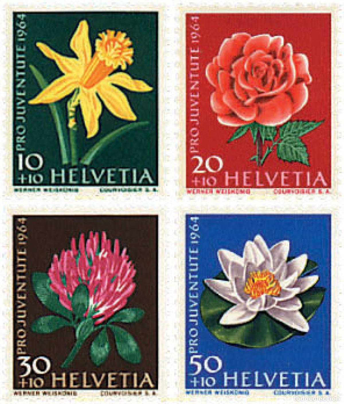 Sellos: 232590 MNH SUIZA 1964 PRO JUVENTUD