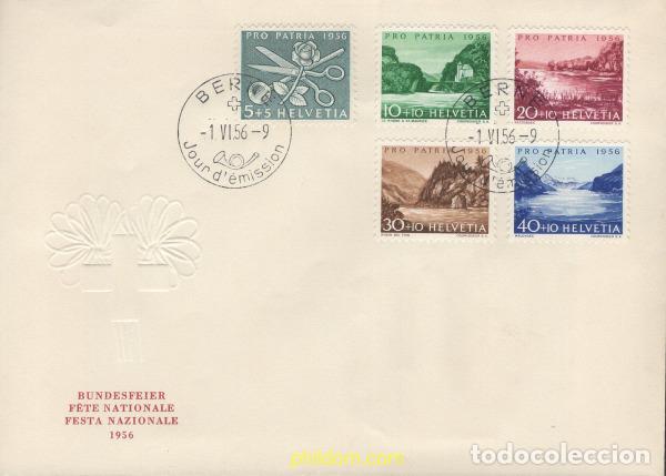 Sellos: 394352 MNH SUIZA 1956 PRO PATRIA