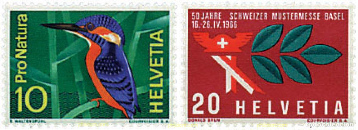 Sellos: 667093 MNH SUIZA 1966 SERIE DE PROPAGANDA