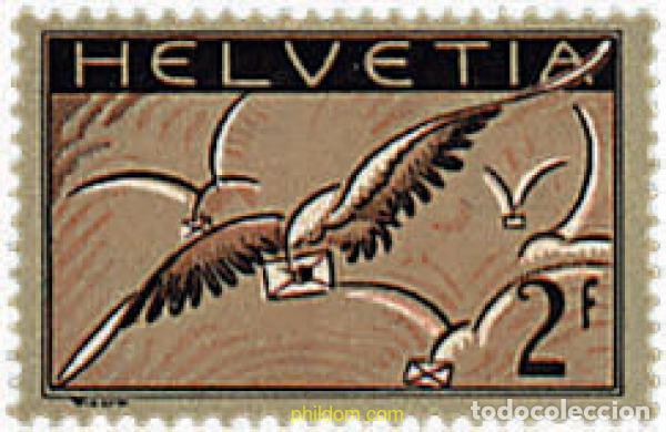 Sellos: 612366 HINGED SUIZA 1930 PALOMA MENSAJERA