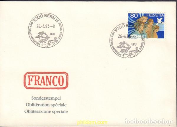 Sellos: 587643 MNH SUIZA 1991 CENTENARIO DE LA UNION DE LA PTT