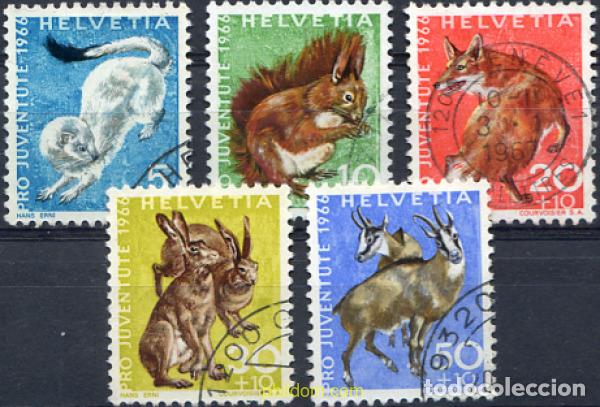 Sellos: 209645 USED SUIZA 1966 PRO JUVENTUD