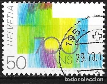 Sellos: Suiza 1991 - Mi 1440 - YT 1371 - 700 a&ntilde;os de la Confederaci&oacute;n Suiza