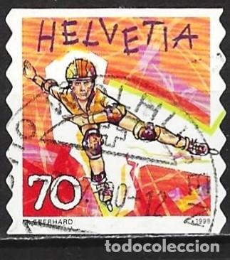 Sellos: Suiza 1998 - Mi 1658 - YT 1586 - Patinaje sobre ruedas