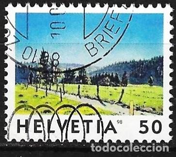 Sellos: Suiza 1998 - Mi 1645 - YT 1570 - Pintura de Jean-Fr&eacute;d&eacute;ric Schnyder