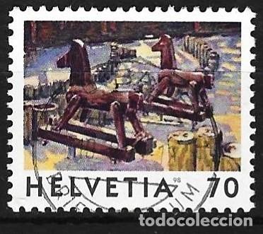 Sellos: Suiza 1998 - Mi 1646 - YT 1571 - Pintura de Jean-Fr&eacute;d&eacute;ric Schnyder