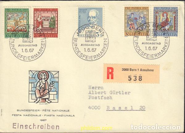 Sellos: 589024 MNH SUIZA 1967 PRO PATRIA