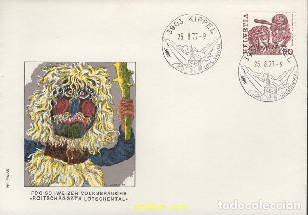 Sellos: 647494 MNH SUIZA 1977 COSTUMBRES POPULARES