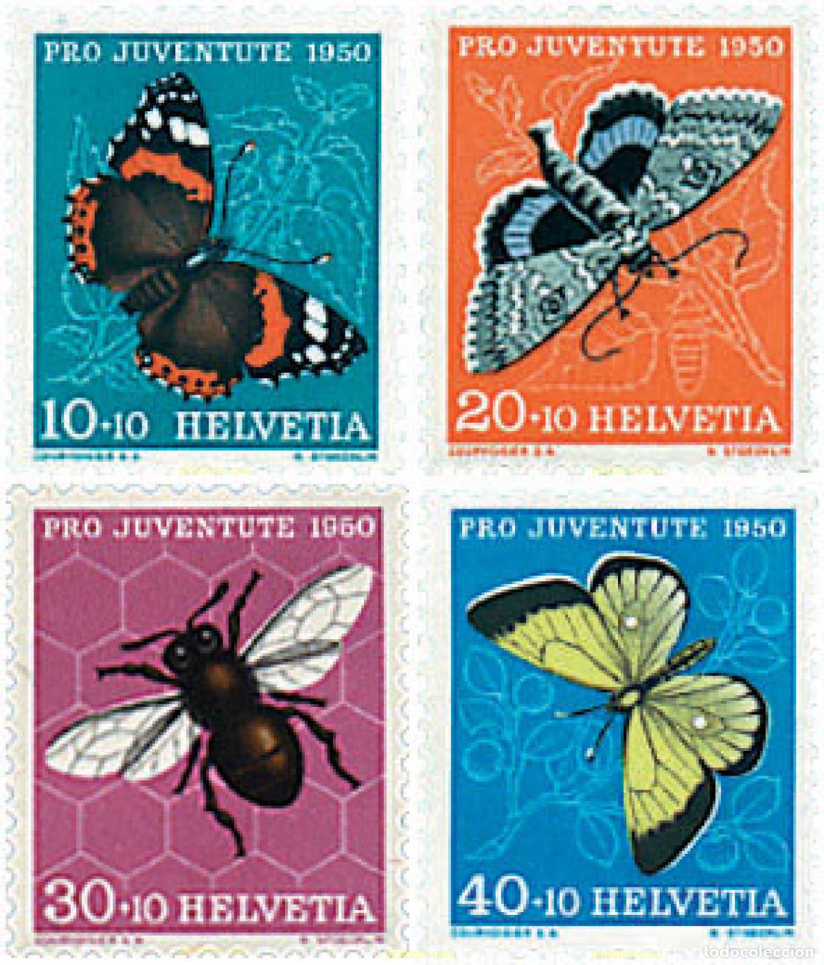 Sellos: 209784 USED SUIZA 1950 PRO JUVENTUD