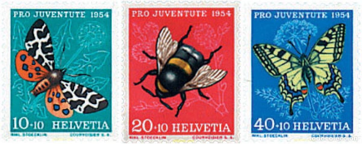 Sellos: 209788 USED SUIZA 1954 PRO JUVENTUD