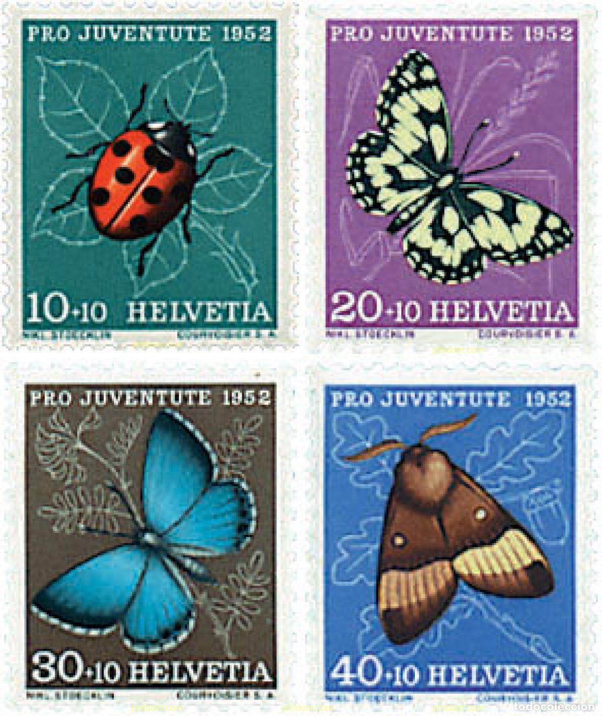 Sellos: 209786 USED SUIZA 1952 PRO JUVENTUD