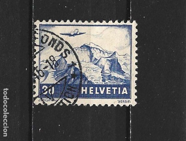 Sellos: SUIZA CORREO AEREO YVERT NUM. 27 USADO