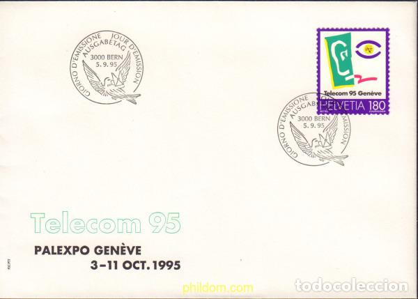 Briefmarken: 408054 MNH SUIZA 1995 TELECOM 95. EXPOSICION MUNDIAL DE TELECOMUNICACIONES, EN GINEBRA