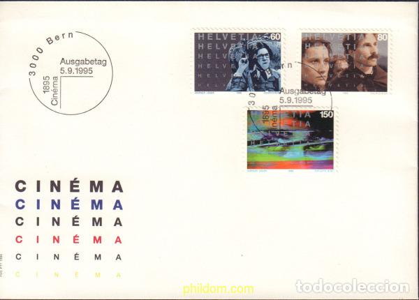 Stamps: 408055 MNH SUIZA 1995 100 A&Ntilde;OS DE CINE EN EL MUNDO